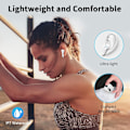 Miniatyrbillede 3 af 4: Bluetooth 5.3 trådløse høretelefoner med 4 ENC-mikrofoner, 56 timers in-ear-høretelefoner med støjreduktion, dyb bas, IP7 vandtæt LED-display