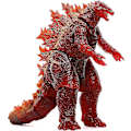 Pikkukuva 4 / 5: King Of The Monsters Leikkihahmo - Godzilla Actionhahmo - Dinosaurus Leikkikalut Godzilla - Elokuvahirviö Sarja Godzilla. red