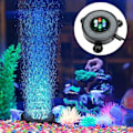 Miniatyrbillede 4 af 5: Akvarium luftsten fisketank LED luftsten boblelampe med 6 farveskiftende LED'er til akvarium