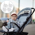 Pikkukuva 4 / 4: 4 kpl Universaaleja Vaihtopyöriä Vauvan Kävelytuoleihin, Pyörät Vauvan Trendi Lastenvaunuihin Ja Kävelytuoleihin (LGL)