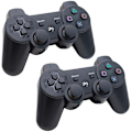 Miniatyrbilde 1 av 4: 2-pakning - Trådløs håndkontroller for PS3 - Kompatibel - Svart