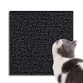 Miniatyrbild 1 av 5: Självhäftande Klösmatta för Katter, Klösmöbel för Kattvägg - Svart
