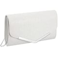 Miniatyrbillede 1 af 4: Hvid Aften Taske Håndtaske Bryllupsfest Messenger Taske Clutch Taske Pung Enkel Kædetaske til Kvinder Damer