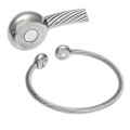Miniatyrbillede 1 af 5: Magnetisk Terapi Armbånd - Snoet Kabel Rustfrit Stål H