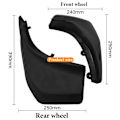 Pikkukuva 5 / 5: Autotarvikkeet Mudguards Mudguards Evoquelle Mudguards Land Rover Evoquelle Auton lokasuoja 2012-2021 Auton muotoilu 4kpl