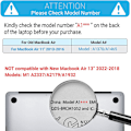 Pikkukuva 5 / 5: Kotelo MacBook Air 11 (A1370/A1465) -mallille, kova muovikotelo