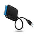 Miniatyrbillede 1 af 4: USB 3.0 til SATA Kabel USB3.0 Harddisk Adapter Konverter 2.5/3.5 Tommer Ekstern HDD SSD Adapter til Laptop Xbox One Xbox 360 PS4
