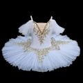 Pikkukuva 1 / 3: Flickors Ammattimainen Balettitutu Mekko Baletti Valkoinen 2 160cm white2 white2 160cm