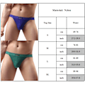 Pikkukuva 4 / 4: Miesten Alusvaatteet Urheiluhousut Jockstrap Seksikäs Nopeasti Kuivuva Stringit # 6-Musta # 6-Black L