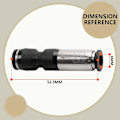 Miniatyrbilde 2 av 5: stk. 6 mm rett enveis pneumatisk tilbakeslagsventil for tilkobling av trykkluftventiler