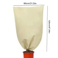 Miniatyrbillede 5 af 5: 80x120cm plantebeskyttelse vinterbeskyttelsesdække plantebeskyttelse vinterbeskyttelse planter jumbo beskyttelse vinterbeskyttelsestelt (beige)