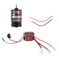 Pikkukuva 5 / 5: 550 Harjamoottori 360A Harjallinen Elektroninen Nopeudensäädin ESC Sopii 1/10 RC-autoon 21T