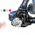 Miniatyrbillede 2 af 4: 18650 V6 18650 Ulig sensor aste saunalampe T6 fiskelanterne høj uretfærdig saunalampe lommelygte LED pandelampe