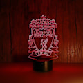 Miniatyrbillede 3 af 4: 3D LED natlampe Liverpool fodboldklub natlampe til børn i soveværelset{hh}