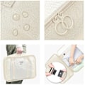 Miniatyrbild 3 av 4: Packningskuber Rese Bagage Packningsorganisatörer Toalettväska Set (7 st)