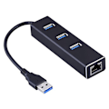 Pikkukuva 3 / 3: USB 3.0 Ethernet -keskitin, alumiininen USB Rj45 -sovitin C-jakaja