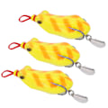 Miniatyrbilde 4 av 5: 3 stk. Kunstig Simulering Myk Paljettfiskesluk Fiskeutstyr 5,5cm5#