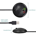 Miniatyrbillede 2 af 5: Konference USB-mikrofon, omnidirektionel kondensatormikrofon til PC med mute-knap og LED-indikator, pl