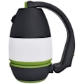 Miniatyrbild 1 av 5: 2024 Bärbar 3-i-1 Lykta Tältlampa Glödlampa USB-driven Campinglampa för Camping Vandring Grön och Svart