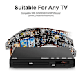 Pikkukuva 4 / 5: DVD-soitin televisiolle, kaikki alueet vapaat DVD-CD-levysoittimet AV-lähtö sisäänrakennettu / Ntsc, USB-tulo, kaukosäädin