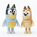 Miniatyrbillede 4 af 5: Bluey Legetøj Bluey og Venner 8-pak Poserbare Figurer Legetøj Gaver Til Piger Og Drenge