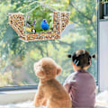 Miniatyrbillede 2 af 5: Vinduesfuglefoderautomat, den nyeste transparente vinduesfuglefoderautomat i 2025