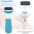 Miniatyrbillede 5 af 5: [20 stykker] Erstatningsruller til Scholl Velvet Smooth, 3 typer grovhed, Pimpsten Refill Scholl Elektrisk Fodfil