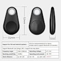 Miniatyrbillede 3 af 5: 5 stk Nøgle Findere Punge Trackere Bagagesøgere fungerer med smartphone-app - Perfekt