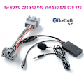 Miniatyrbild 1 av 5: Bil Bluetooth 5.0 Trådlös Telefonsamtal Handsfree Aux In Adapter För Volvo C30 S40 V40 V50 S60 S70 C70 V70 Xc70 S80 Xc90 Med Mikrofon