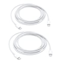 Pikkukuva 1 / 4: 2x USB-C–USB-C Pikalatauskaapeli (1m) White