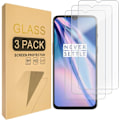 Pikkukuva 1 / 5: 3x Lasikansi OnePlus 7T karkaistu kattaa koko näytön Transparent one size