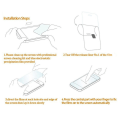 Miniatyrbilde 2 av 2: 3x Fullskjermbeskytter for Samsung S10 Plus i plastisk fingeravtrykk Transparent one size