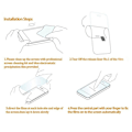 Miniatyrbillede 2 af 2: 3x Fuld skærmbeskyttelse til Samsung S10 Plus i plastisk fingeraftryk Transparent one size