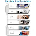 Miniatyrbilde 6 av 8: 2x Lightning til 3,5 mm adapter for hodetelefoner White one size