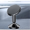 Miniatyrbillede 8 af 8: 2X 360 Universal magnetisk mobilholder til bil sort Black one size