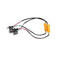 Miniatyrbillede 1 af 3: 2x 7440 W21W T20 Dekoderresistens problemløser canbus Black one size
