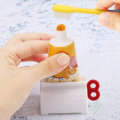 Miniatyrbild 5 av 7: 2x Röd Tandkrämsklämma Tubpress Tubhållare Vit