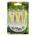 Miniatyrbillede 1 af 5: Titaniumbelagte knive til Bosch Indego robotplæneklipper 9 stk Gold one size