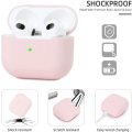 Pikkukuva 4 / 7: 2x Vaaleanpunainen Apple AirPods 3 -kotelo silikonisuojakotelo AirPods 3:lle Pink one size