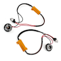 Miniatyrbillede 1 af 2: 2x 1156 P21W 7056 BA15S Dekoderresistens problemløser canbus Black one size