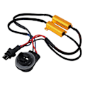 Miniatyrbillede 3 af 3: 2x 3157 P27 / 7W T25 Dekoderresistens problemløser canbus Black one size