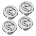 Pikkukuva 2 / 2: LX01- 62MM 4-pack Center kattaa Lexuksen Silver one size