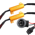 Miniatyrbillede 3 af 3: 2x 3156 P27W T25 Dekoderresistens problemløsning Canbus Black one size