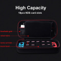 Pikkukuva 9 / 9: Suuri musta kova säilytyskotelo, Yhteensopiva kanssa Nintendo Switchille Black