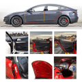 Miniatyrbillede 1 af 8: Tesla Model Y dørtætningssæt gummistrimler 8-pak Black