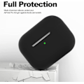 Miniatyrbillede 5 af 6: 2x Sort Airpods PRO 2 Silikone skal Black one size