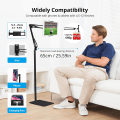 Miniatyrbilde 9 av 9: Gulvstativ for nettbretttelefoner opptil 13 tommer Black one size