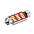 Pikkukuva 3 / 5: 4x CANBUS C5W SV8.5 Festoon 12 LED 4014 41mm - valkoinen White