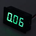 Miniatyrbilde 6 av 8: Grønt digitalt voltmeter 3,3-30V Black one size
