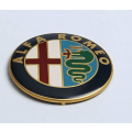 Pikkukuva 2 / 4: 2X kulta 74 mm: n Alfa Romeo -hupun huppu matkatavaroiden tunnus Gold one size